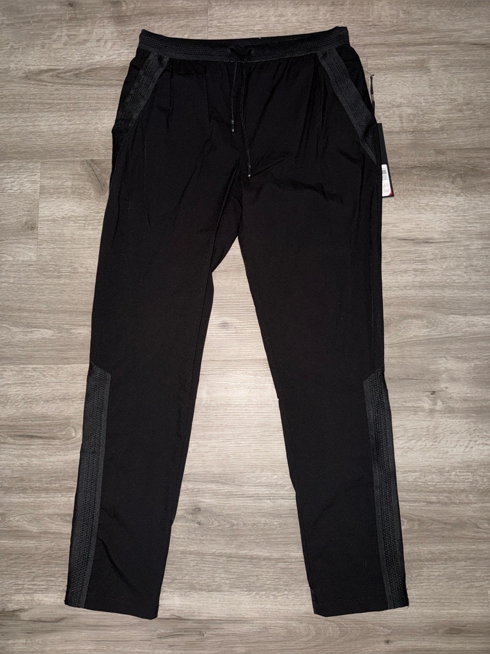 Karl Lagerfeld STRETCH NYLON TRACK PANT WITH MESH INSERTS